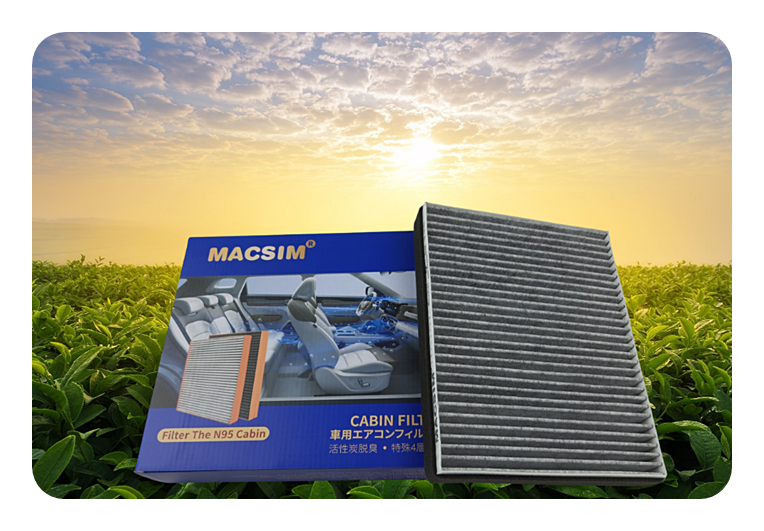 Lọc gió điều hòa cao cấp Macsim N95 xe ô tô Huyndai Kona - 2017 ;  Hyundai Kona 2018 - nay  (mã MS23019A1)