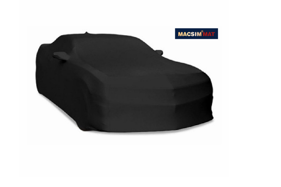 Bạt phủ ô tô BMW 7 series nhãn hiệu Macsim sử dụng trong nhà chất liệu vải thun - màu đen và màu đỏ