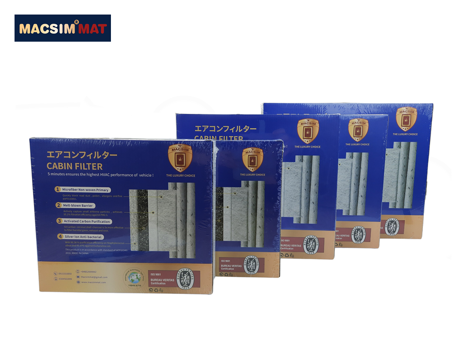 Lọc gió điều hòa cao cấp Macsim N95 xe ô tô Huyndai Kona - 2017 ;  Hyundai Kona 2018 - nay  (mã MS23019A1)