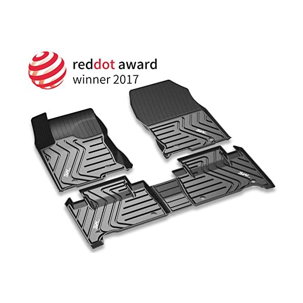 Thảm lót sàn xe ô tô  LEXUS ES 2011 - 2017 Nhãn hiệu Macsim 3W chất liệu nhựa TPE đúc khuôn cao cấp - màu đen