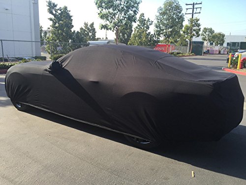Bạt phủ ô tô trong nhà dòng SUV cỡ L nhãn hiệu Macsim sử dụng trong nhà chất liệu vải thun - màu đen