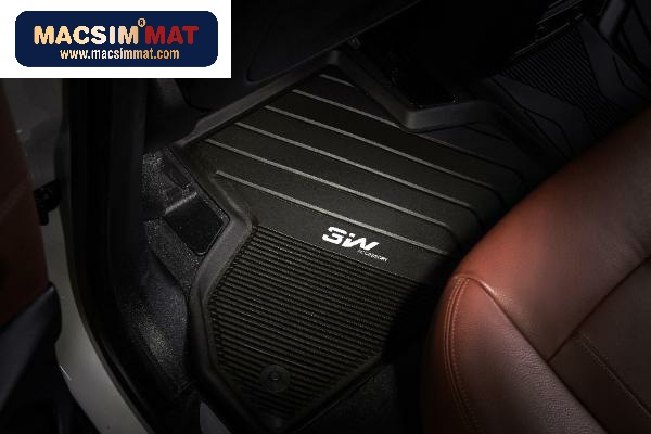 Thảm lót sàn xe ô tô  BMW X4 2020- nhãn hiệu Macsim 3W - chất liệu nhựa TPE đúc khuôn cao cấp - màu đen
