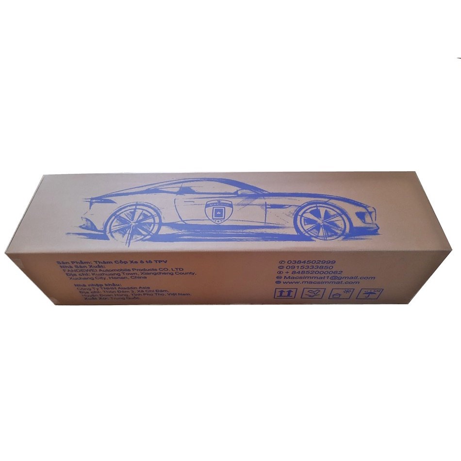 Thảm lót cốp hn xe ô tô MAZDA 3 / AXELA (SEDAN) 2014- 2017 nhãn hiệu Macsim chất liệu TPV cao cấp màu đen (140)