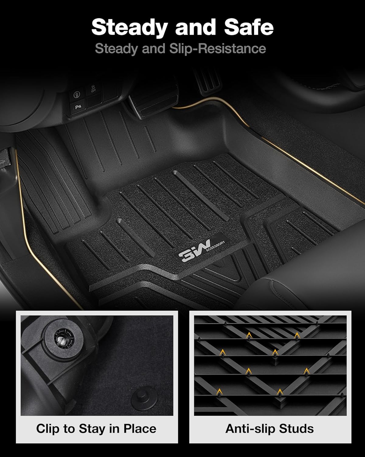 Thảm lót sàn xe ô tô Honda Civic 2015-2021 Macsim 3W