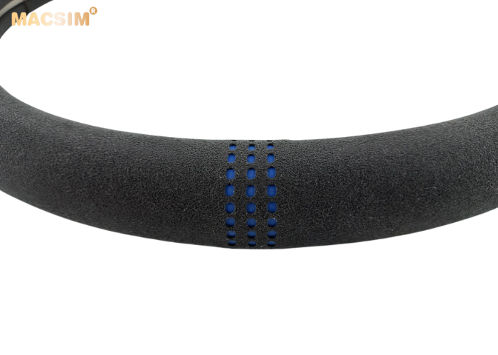 Bọc vô lăng cao cấp Macsim mã 8855 màu đen + xanh