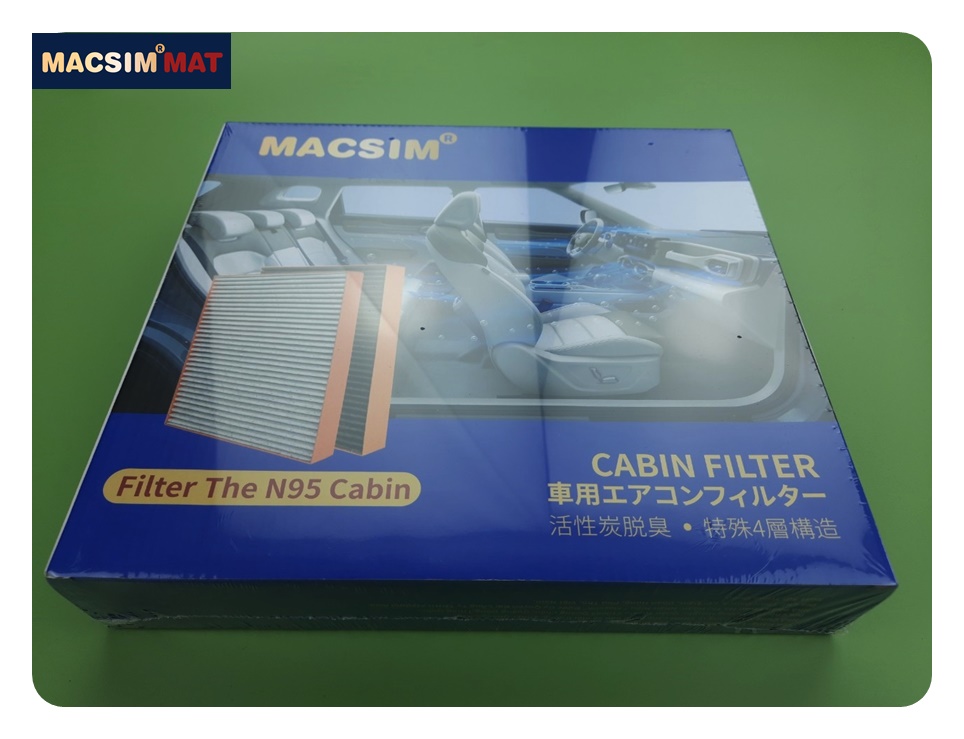 Lọc gió điều hòa cao cấp Macsim N95 xe ô tô Porsche Cayenne -2018 ;  Audi A5 - 2019;  Audi A6 8th ;  Audi A8L -2019; Audi Q7 -2016-2017  (mã MS31003)