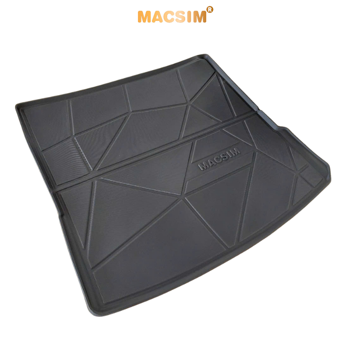 Thảm lót cốp ô tô Audi Q7 2006 - 2015 Macsim- TPV Chống Nước , Chuẩn Form (Mã 06)