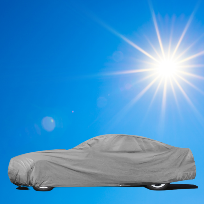 Bạt phủ không dệt ô tô SEDAN thương hiệu MACSIM dành cho Maserati Quattroporte, BMW 840i, Cadillac CT6, BMW 730Li, Mercedes-Maybach, Jaguar XJ, Lexus LS500h, màu ghi - bạt phủ trong nhà và ngoài trời