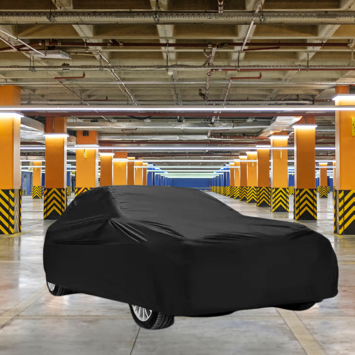 Bạt phủ ô tô Volvo XC90 nhãn hiệu Macsim sử dụng trong nhà chất liệu vải thun - màu đen và màu đỏ