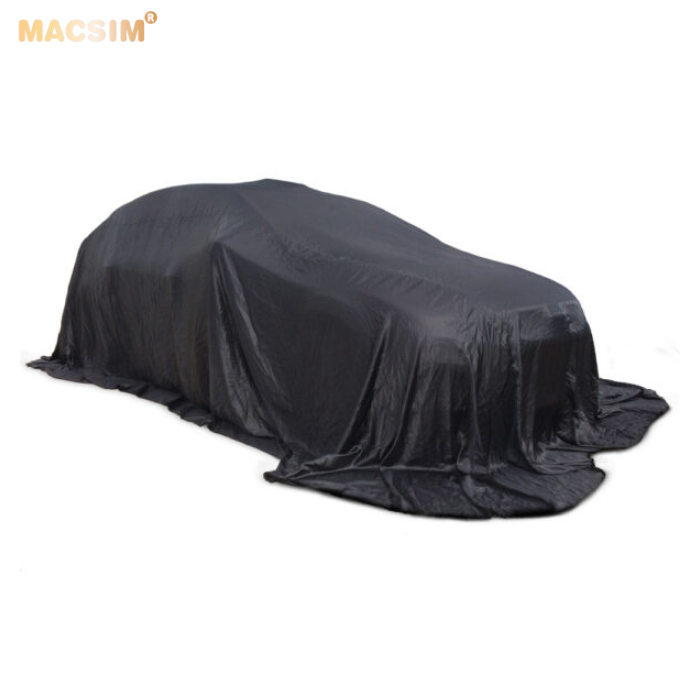 Bạt phủ (màu đen) buông cao cấp Macsim dành cho các xe sang, xe khai trương, xe trưng bày trong các showroom xe mới