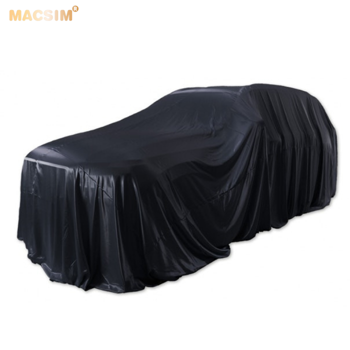 Bạt phủ (màu đen) buông cao cấp Macsim dành cho các xe sang, xe khai trương, xe trưng bày trong các showroom xe mới