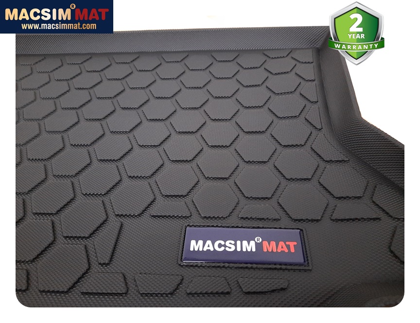 Thảm lót cốp xe ô tô Ford Ecosport 2013-2017 nhãn hiệu Macsim chất liệu TPV cao cấp màu đen (143)