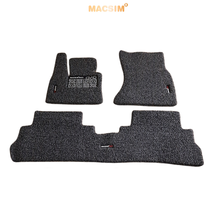 Thảm lót sàn ô tô BMW X5 2008-2017 Macsim PVC Rối Chuẩn Form, Dày 20mm
