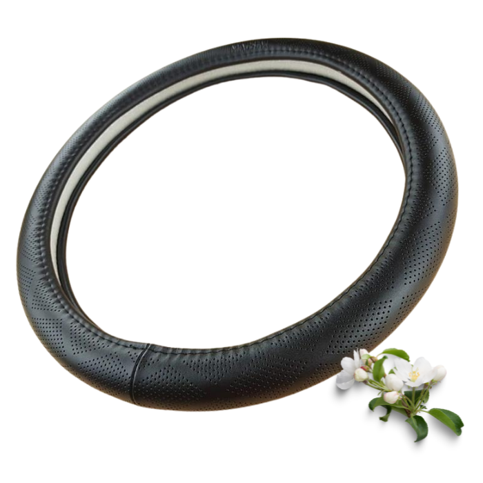 Bọc vô lăng cao cấp Macsim mã L632 chất liệu da thật- Khâu tay thủ công