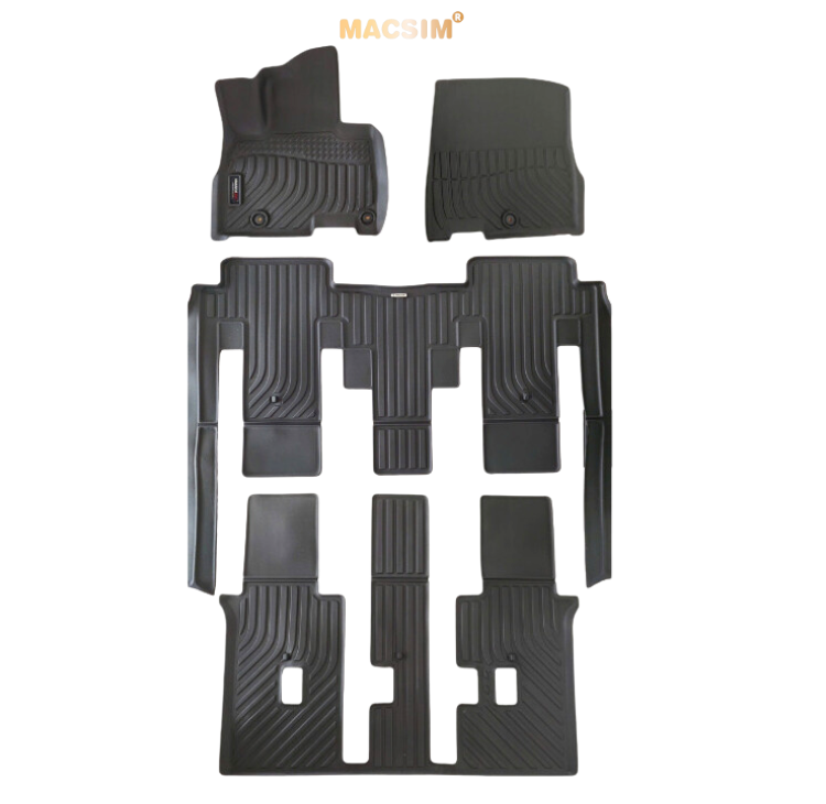 Thảm lót sàn ô tô Kia Carnival 2022 - 8 chỗ  Macsim - TPE chuẩn phom, Sử dụng lâu dài (Mã 01)