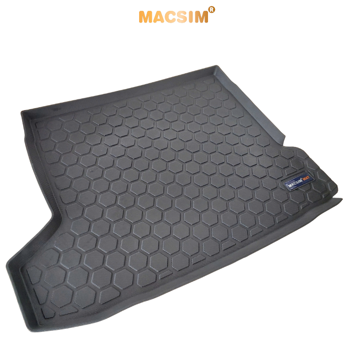 Thảm lót cốp hn xe ô tô Peugeot 508 2011-2016 nhãn hiệu Macsim chất liệu TPV cao cấp màu đen (113)