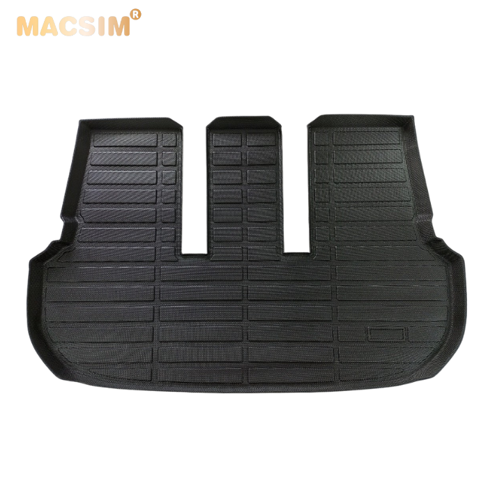 Thảm lót cốp xe ô tô Sd Toyota Fortuner/ Innova  2008- nay nhãn hiệu Macsim chất liệu TPE cao cấp màu đen