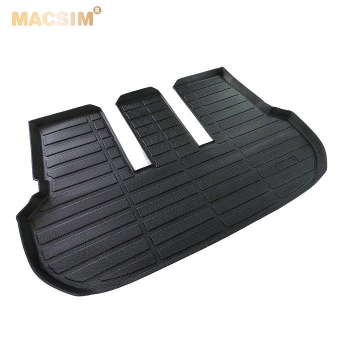 Thảm lót cốp xe ô tô Sd Toyota Fortuner/ Innova  2008- nay nhãn hiệu Macsim chất liệu TPE cao cấp màu đen