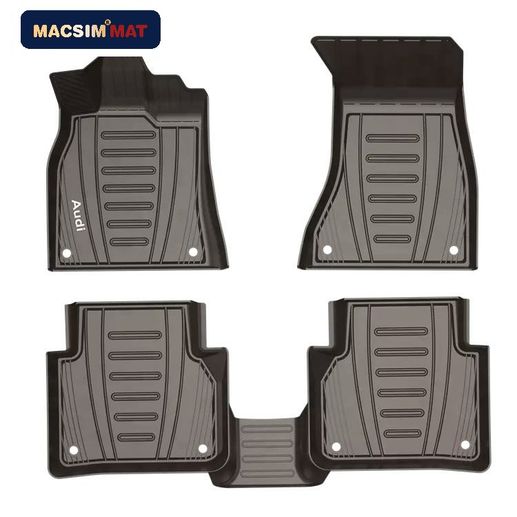 Thảm lót sàn xe ô tô  Audi A3 2021 Macsim 3W – TPE đúc khuôn cao cấp, Sử dụng lâu dài