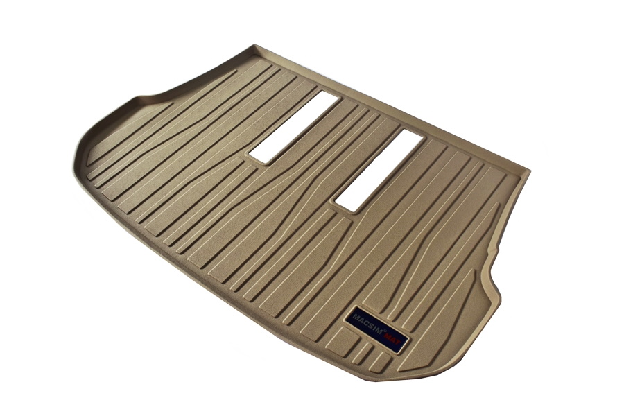 Thảm lót cốp xe ô tô TOYOTA fortuner/ Innova 2008-nay nhãn hiệu Macsim chất liệu TPV cao cấp màu be