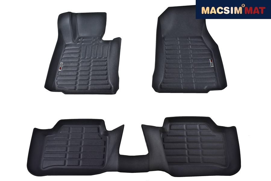 ( Lẻ hàng ghế 1) Thảm lót sàn xe ô tô  BMW 2 SERIES 2014 + nhãn hiệu Macsim  chất liệu nhựa TPE đúc khuôn cao cấp - màu đen