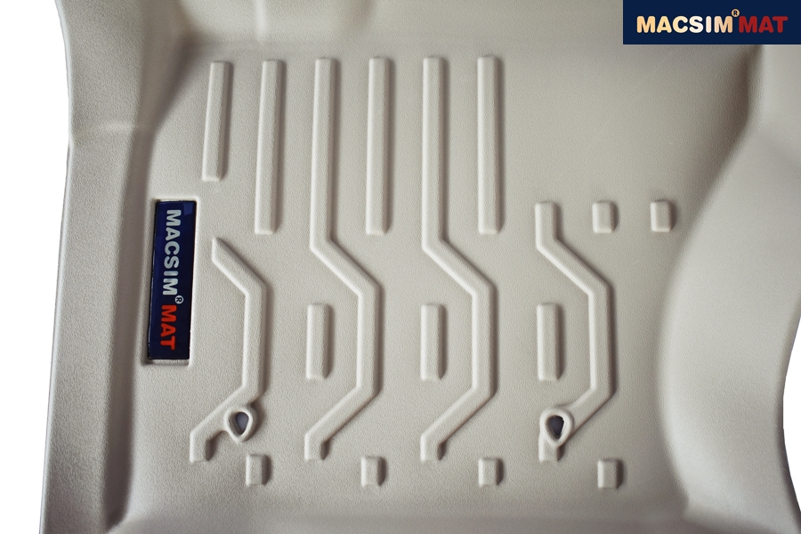 Thảm lót sàn xe ô tô Land Rover range rover 2011-2018 Nhãn hiệu Macsim chất liệu nhựa TPV cao cấp màu be