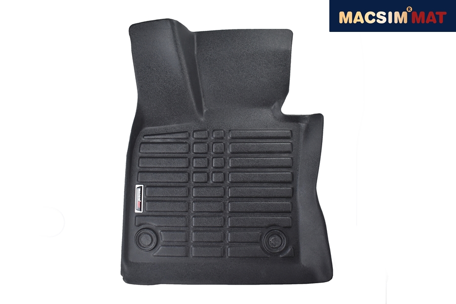 Thảm lót sàn xe ô tô  BMW X6 2015-2019 nhãn hiệu Macsim  chất liệu nhựa TPE đúc khuôn cao cấp - màu đen
