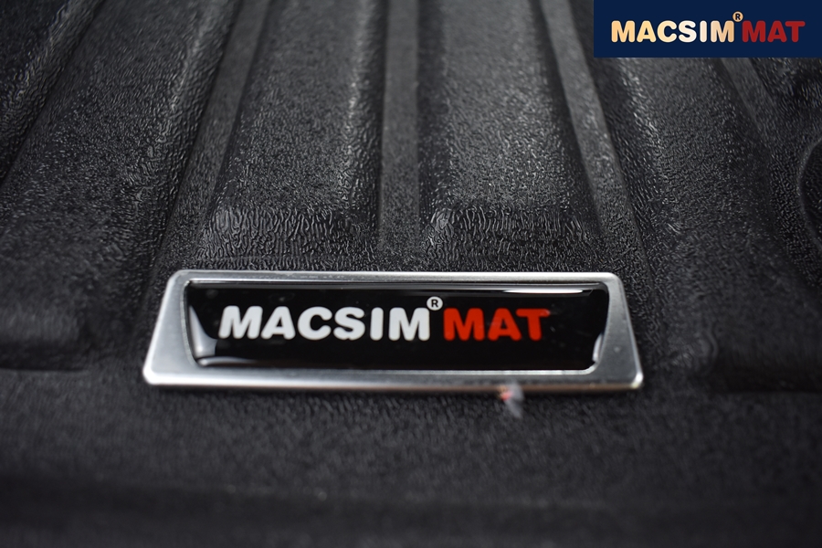 Thảm lót sàn xe ô tô  BMW X6 2015-2019 nhãn hiệu Macsim  chất liệu nhựa TPE đúc khuôn cao cấp - màu đen