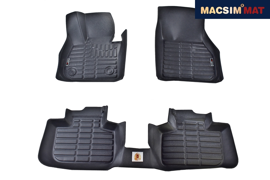 Thảm lót sàn xe ô tô  BMW X2 2016-2019 nhãn hiệu Macsim chất liệu nhựa TPE đúc khuôn cao cấp - màu đen