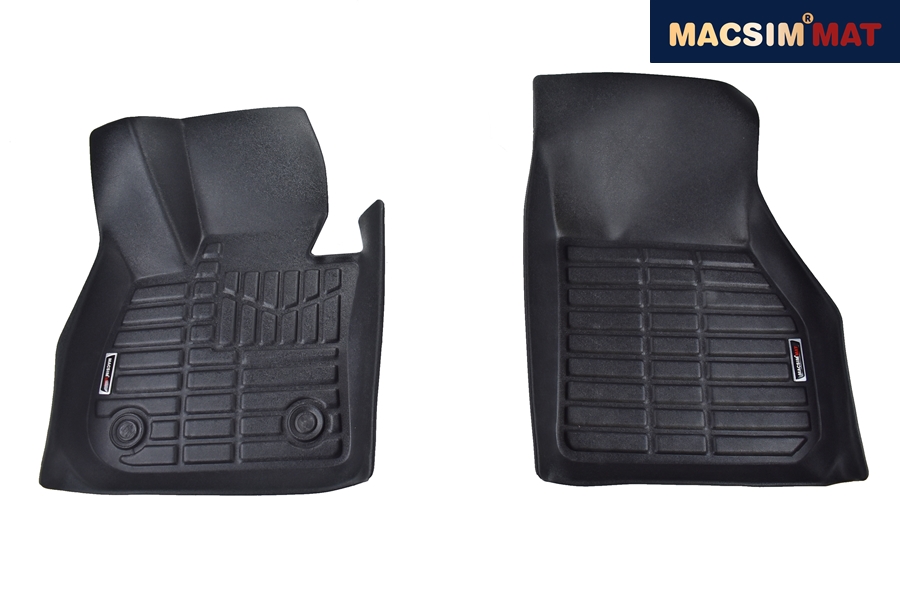 Thảm lót sàn xe ô tô  BMW X2 2016-2019 nhãn hiệu Macsim chất liệu nhựa TPE đúc khuôn cao cấp - màu đen