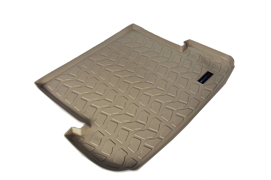 Thảm lót cốp xe ô tô MITSUBISHI PAJERO 2011-2016 nhãn hiệu Macsim chất liệu TPV cao cấp màu be(1116)