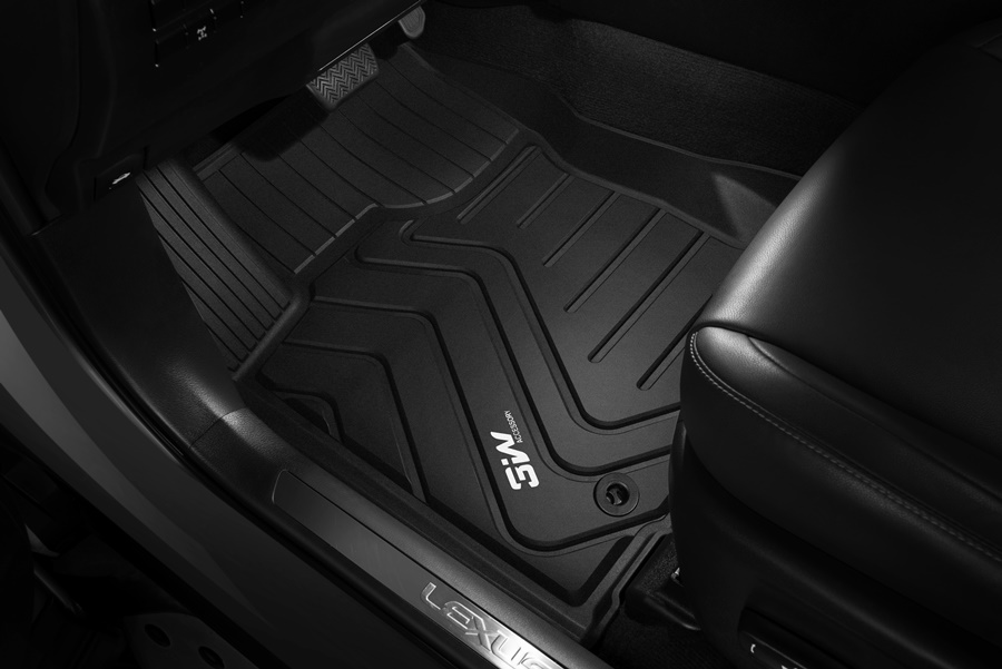 Thảm lót sàn xe ô tô  LEXUS NX 2013- đến nay Nhãn hiệu Macsim 3W chất liệu nhựa TPE đúc khuôn cao cấp - màu đen