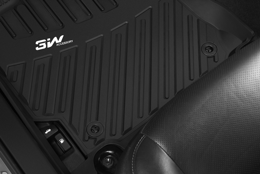 Thảm lót sàn xe ô tô  Toyota camry 2007 - 2018 Nhãn hiệu Macsim 3W chất liệu nhựa TPE đúc khuôn cao cấp - màu đen