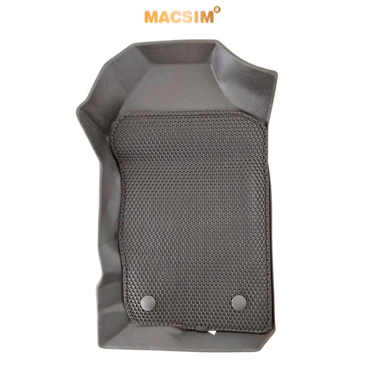 Thảm sd1 2 lớp dạng lưới lục giác Ford Everest 2016-2022 bề mặt cao su siêu sạch nhãn hiệu Macsim