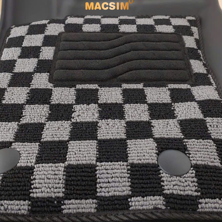Thảm lót sàn ô tô Ford Everest 2023+ Macsim – Ca rô, chuẩn phom, Dễ Vệ Sinh (Mã 03)
