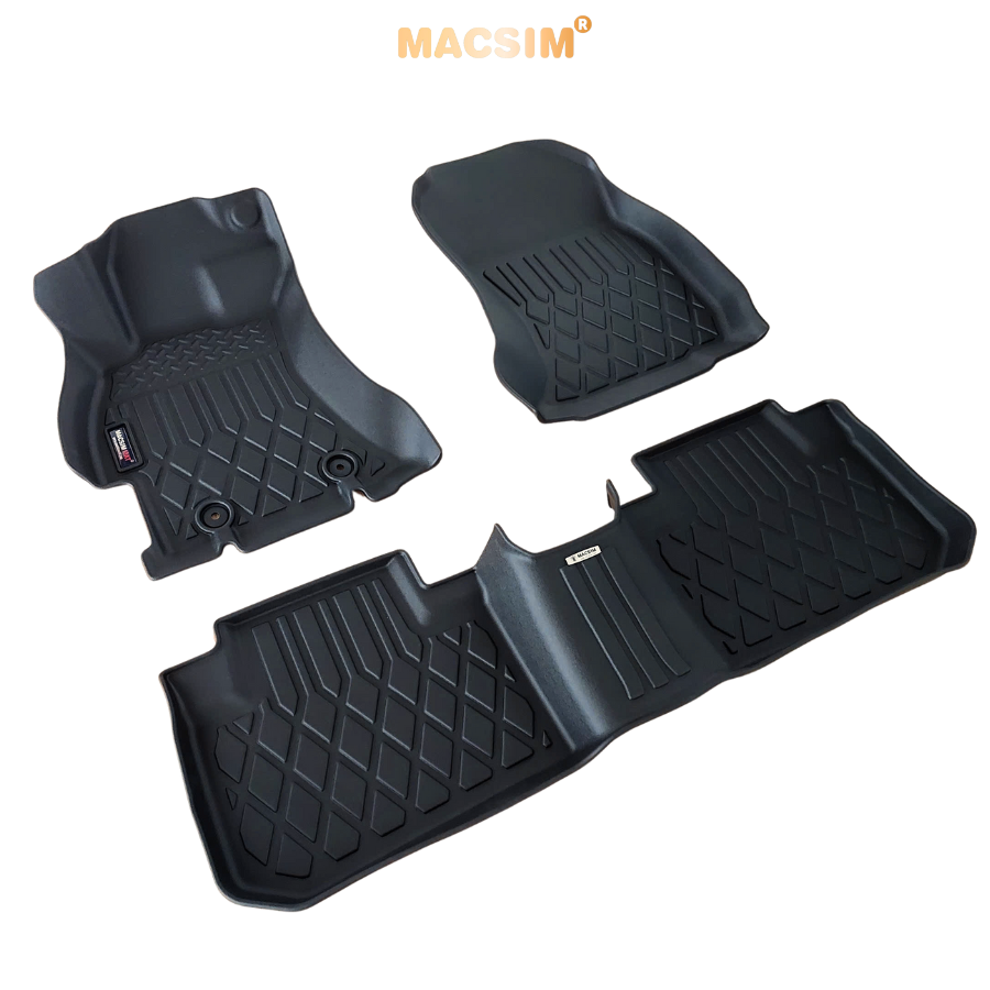 Thảm lót sàn ô tô Subaru Forester 2013- 2018  Macsim - Tpe chuẩn phom, Sử dụng lâu dài (Mã 01)