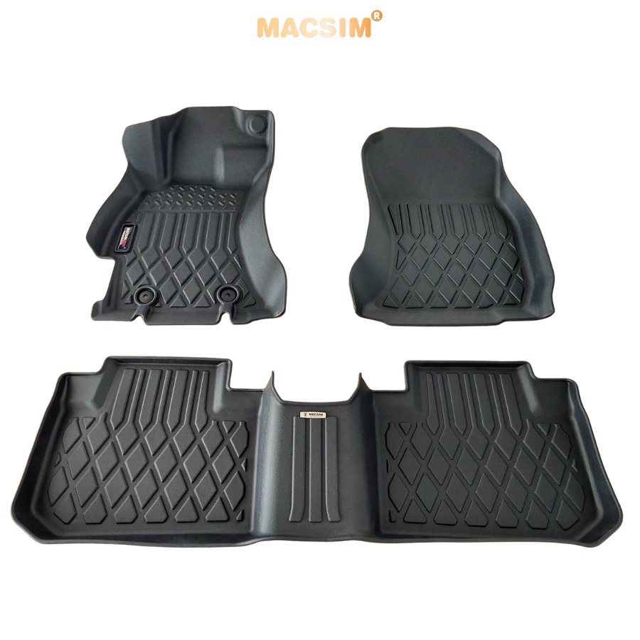 Thảm lót sàn ô tô Subaru Forester 2013- 2018  Macsim - Tpe chuẩn phom, Sử dụng lâu dài (Mã 01)