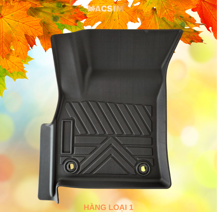 Thảm Lót Sàn Ô Tô Toyota Fortuner (2017-nay) Macsim – TPE Chuẩn Phom, Dễ Vệ Sinh (Mã 03)