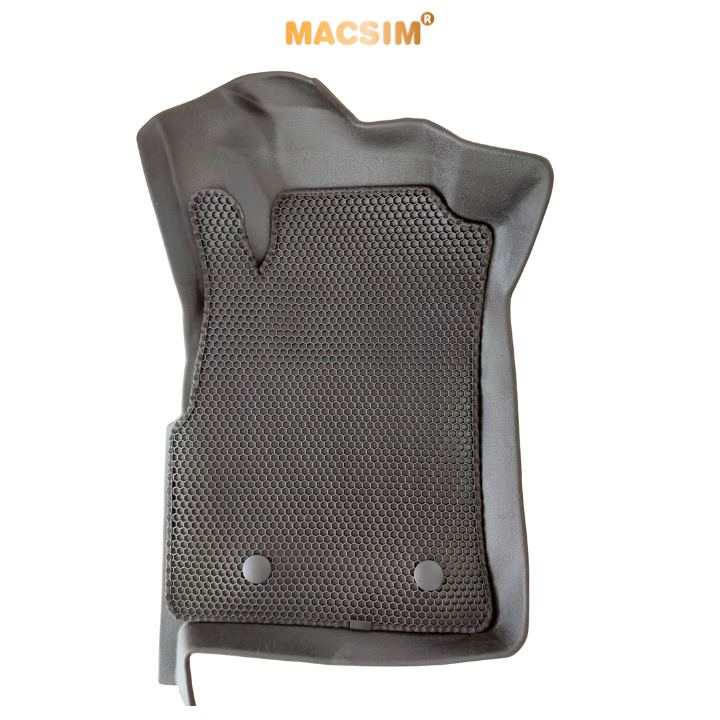 Thảm sd1 2 lớp dạng lưới lục giác Toyota Innova / Fortuner 2005-2015 bề mặt cao su siêu sạch nhãn hiệu Macsimbề mặt cao su siêu sạch