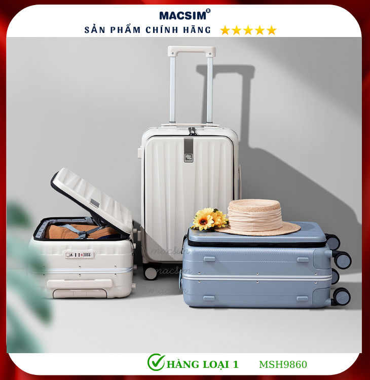 Vali cao cấp Macsim Hanke MSH9860 - Hàng loại 1