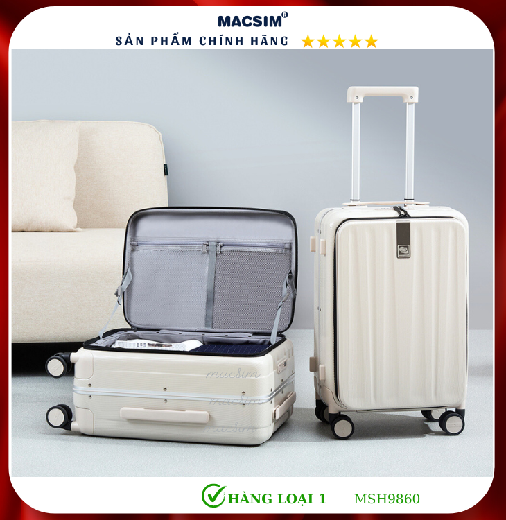 Vali cao cấp Macsim Hanke MSH9860 - Hàng loại 1