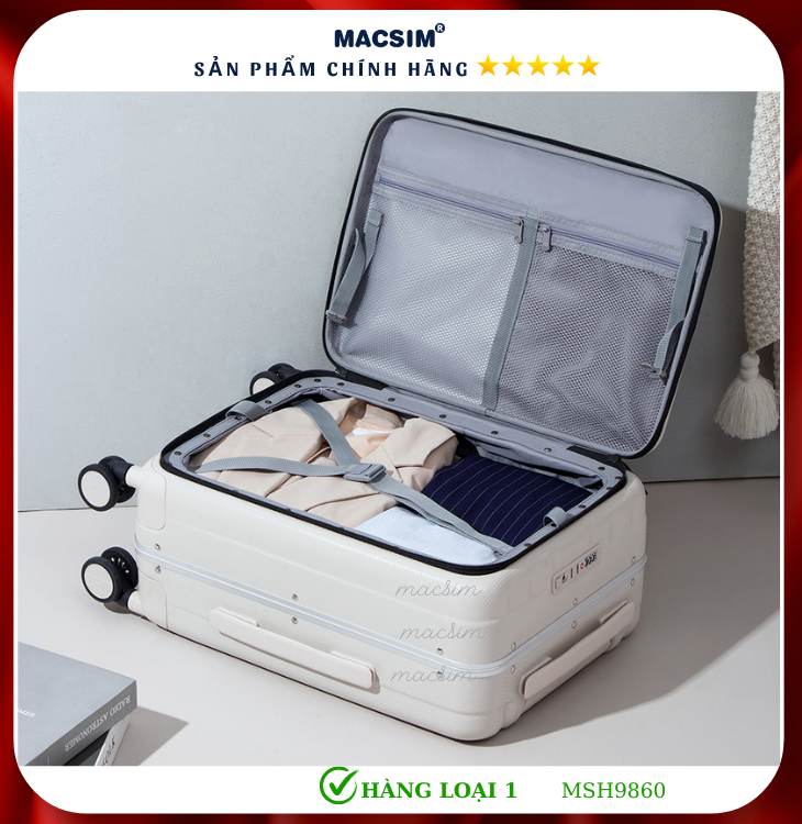 Vali cao cấp Macsim Hanke MSH9860 - Hàng loại 1