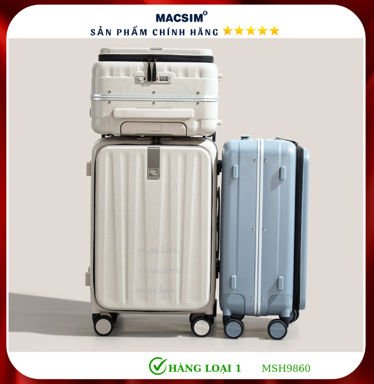 Vali cao cấp Macsim Hanke MSH9860 - Hàng loại 1