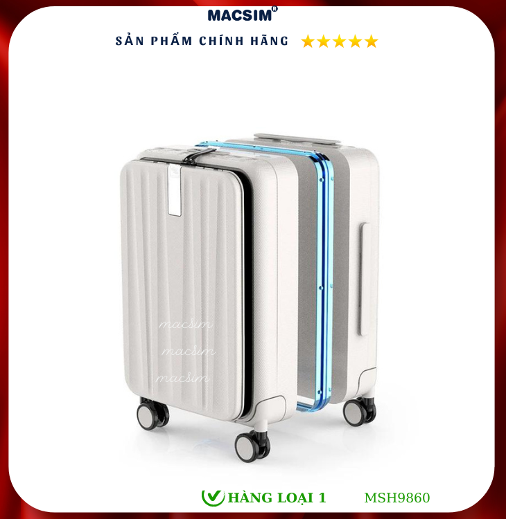 Vali cao cấp Macsim Hanke MSH9860 - Hàng loại 1