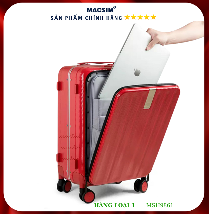 Vali cao cấp Macsim Hanke MSH9861 - Hàng loại 1