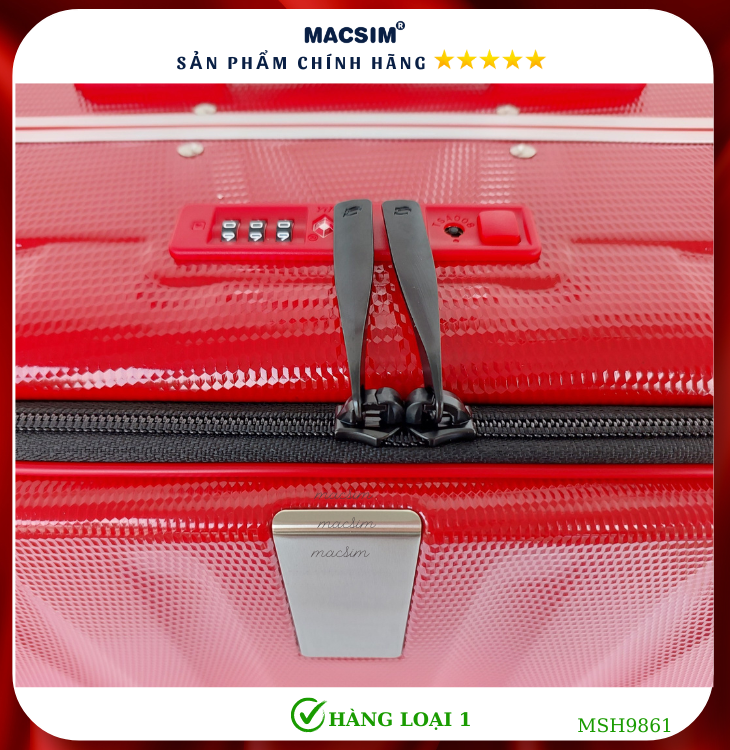 Vali cao cấp Macsim Hanke MSH9861 - Hàng loại 1