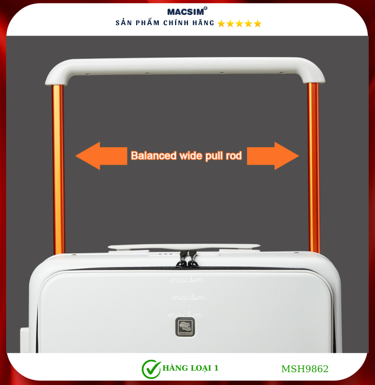 Vali cao cấp Macsim Hanke MSH9862 - Hàng loại 1