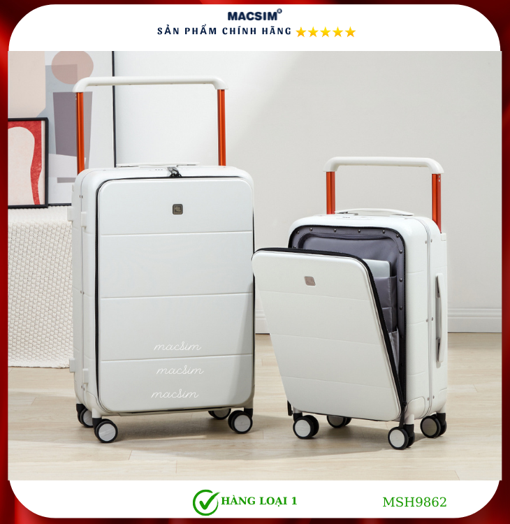 Vali cao cấp Macsim Hanke MSH9862 - Hàng loại 1