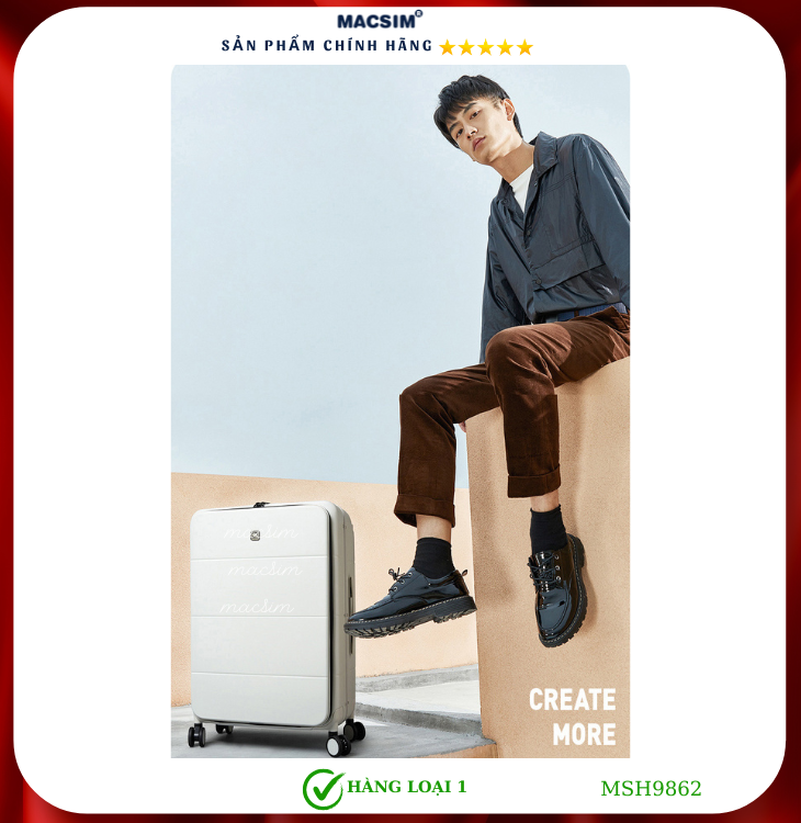 Vali cao cấp Macsim Hanke MSH9862 - Hàng loại 1