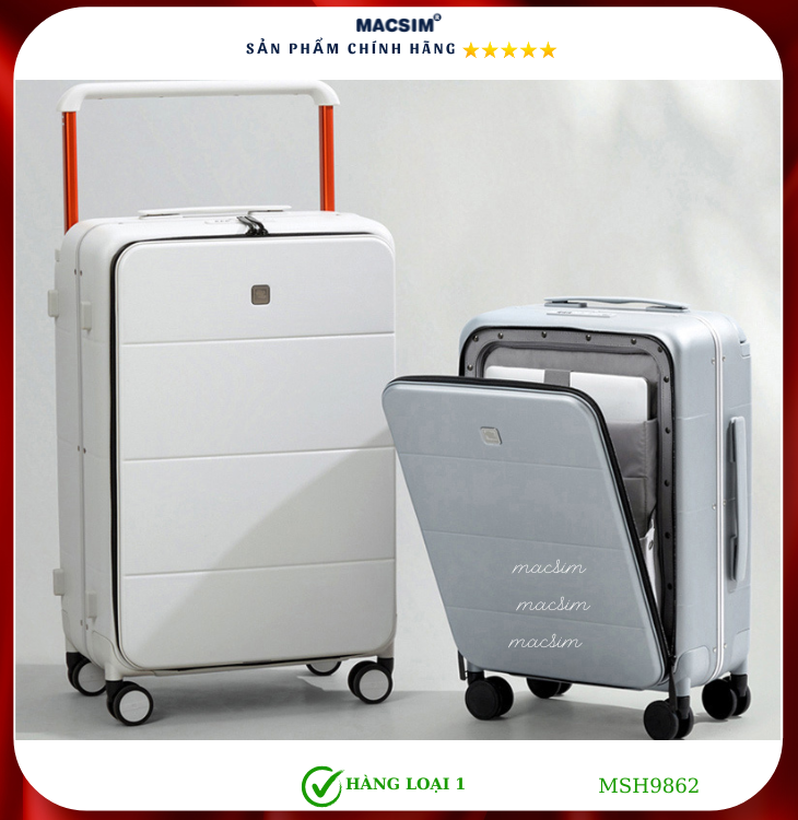 Vali cao cấp Macsim Hanke MSH9862 - Hàng loại 1